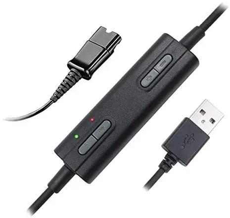 Адаптер QD к USB Heaset быстрое разъединение usb кабелю с переключателем громкости и