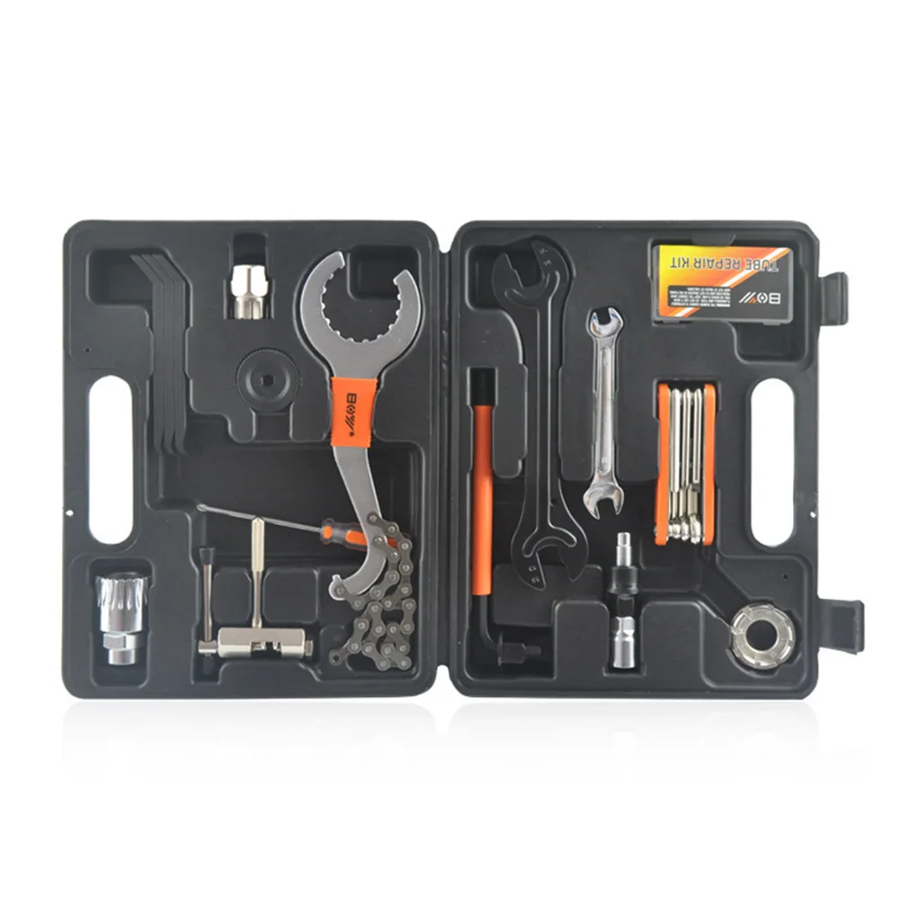 

Bicycle Repair Tools Mountain Bike Tool Set Combination Bicycle Tool Box Bicycle Repair Portable Repair Tools Bike Accessories