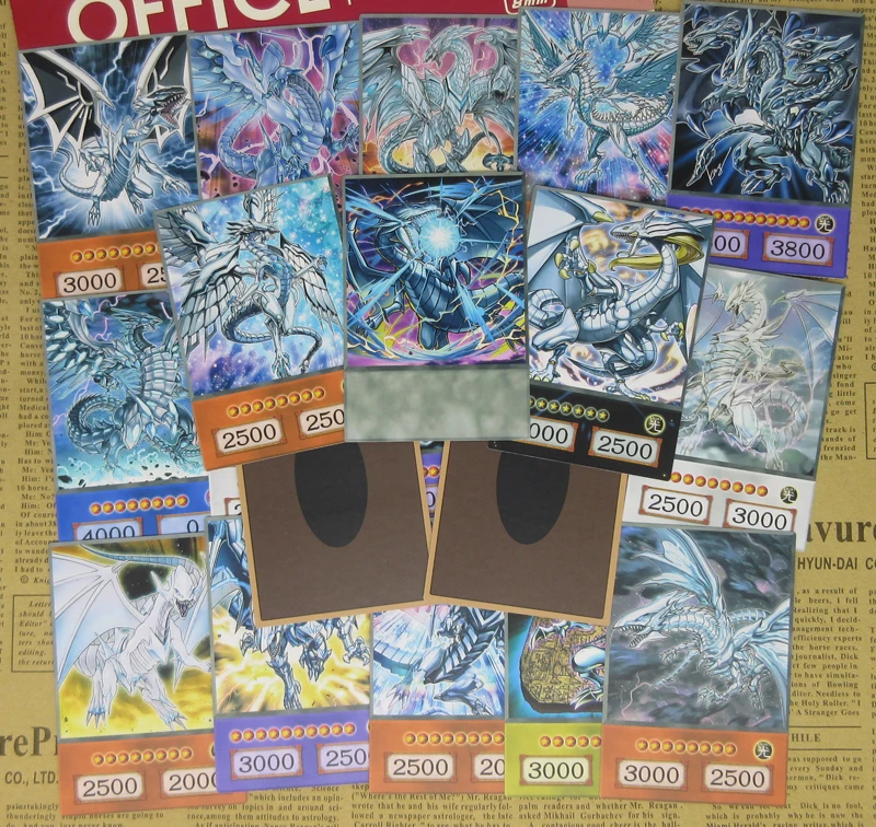 pcs Set Blueeyes White Dragon Series Anime Style Cards Different Dragonsforms Archetype Deep Of Blue Eyes Yugioh Kaiba Orica Game Collection Cards Aliexpress