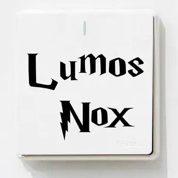 

Harry Moives Wall Stickers Classic Switch Decals For Kids Bedroom Wall Decor Vinyl DIY Sticker Removable Lumos Nox Wallpaper