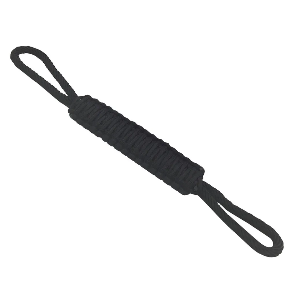 Black Paracord ручка ручной работы для 30 унций Yeti Ritc стакан Rambler подстаканник спортивный велосипед Велоспорт Аксессуары Высокое качество Прямая поставка 729 - Цвет: Black