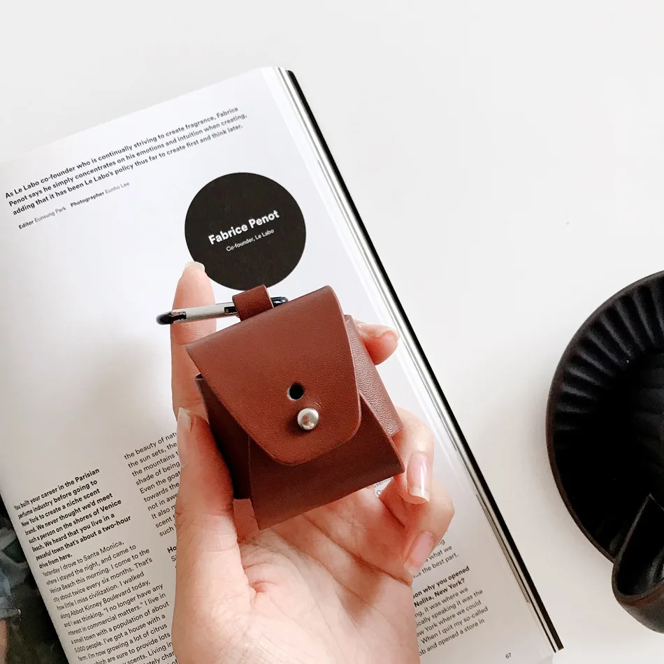 489 Роскошные наушники чехол для Airpods сумка кожаный наушник защитный чехол для Airpod наушники чехол Модный беспроводной чехол для наушников - Цвет: 489