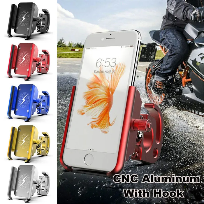 Универсальный кронштейн для телефона из алюминиевого сплава с ЧПУ, вращение на 360 градусов, крепление для телефона AS99