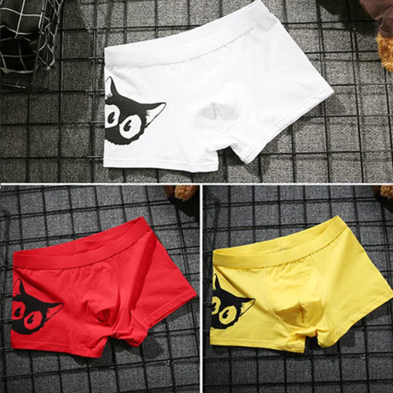 Стиль 4 шт./компл. из Boxershort Для мужчин трусы-боксеры мягкое нижнее белье трусы-боксеры cuecas из модала размера плюс трусы-боксеры с изображением Для мужчин нижнее белье Лот - Цвет: WGNY117-03