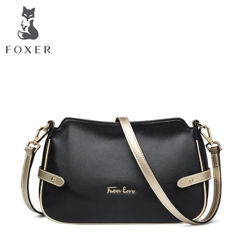 

FOXER Brand Women Genuine leather Crossbody bag & Shoulder bags Female Messenger Bag Women's Fashion small bags