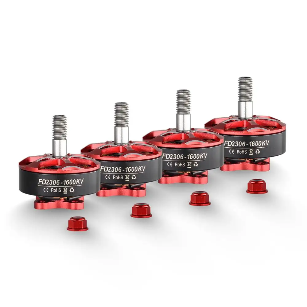 HGLRC вперед FD2306 2450KV 4S 1600KV 6S rc бесщеточные двигатели для гоночного дрона fpv
