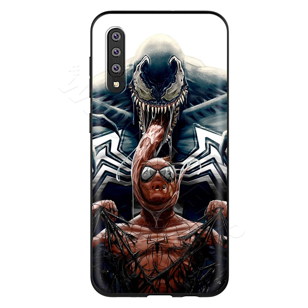 Webbedepp чудо-яд злодей чехол для samsung Galaxy S7 S8 S9 S10 Edge Plus Note 10 8 9 A10 A20 A30 A40 A50 A60 A70