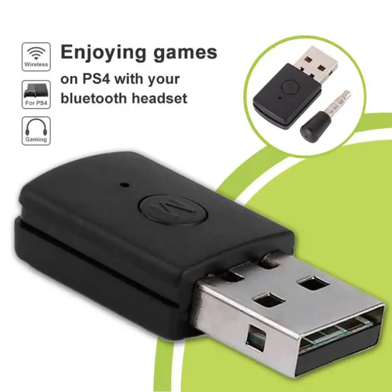 Bluetooth 4,0+ EDR USB Bluetooth ключ USB адаптер для PS4 Стабильная производительность для Bluetooth гарнитуры 3,5 мм адаптер для наушников