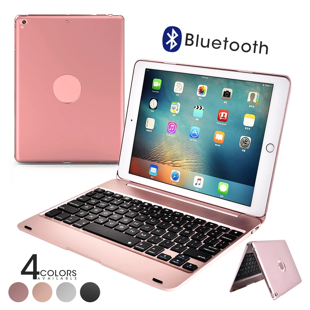 Топ Флип клавиатура для Apple iPad 9 7 2017 2018 5 го 6 поколения Bluetooth чехол air1/air2 Pro