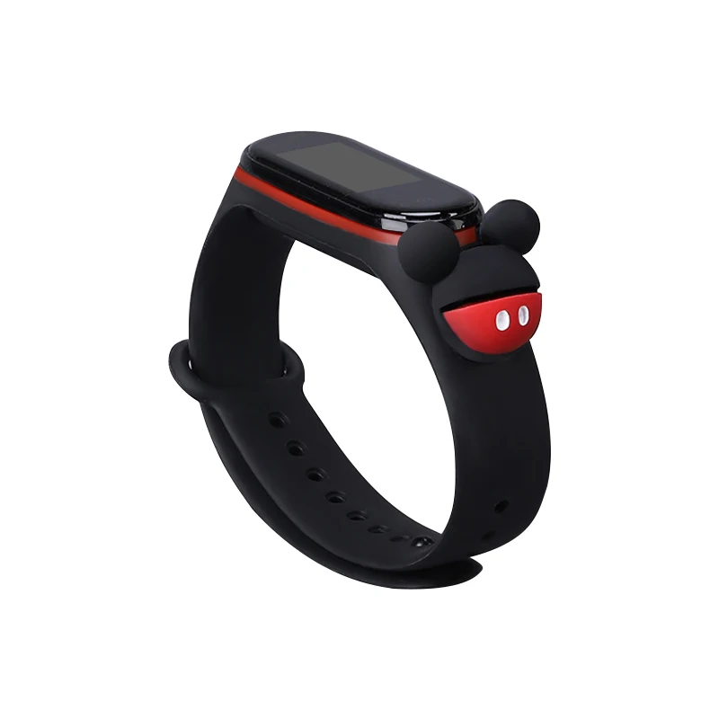 Ремешок силиконовый для Amazfit Band 5 Xiaomi Mi band 4 3 сменный Браслет с nfc принтом 5|Ремешки