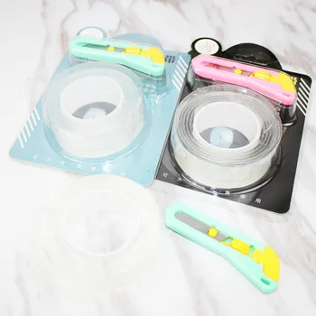 

T30 Nanometer Seemless Magic Adhesive Tape Double-Sided Paste Versatile Readily Sucker Strong Adhesive Rug Anti-slip Patch