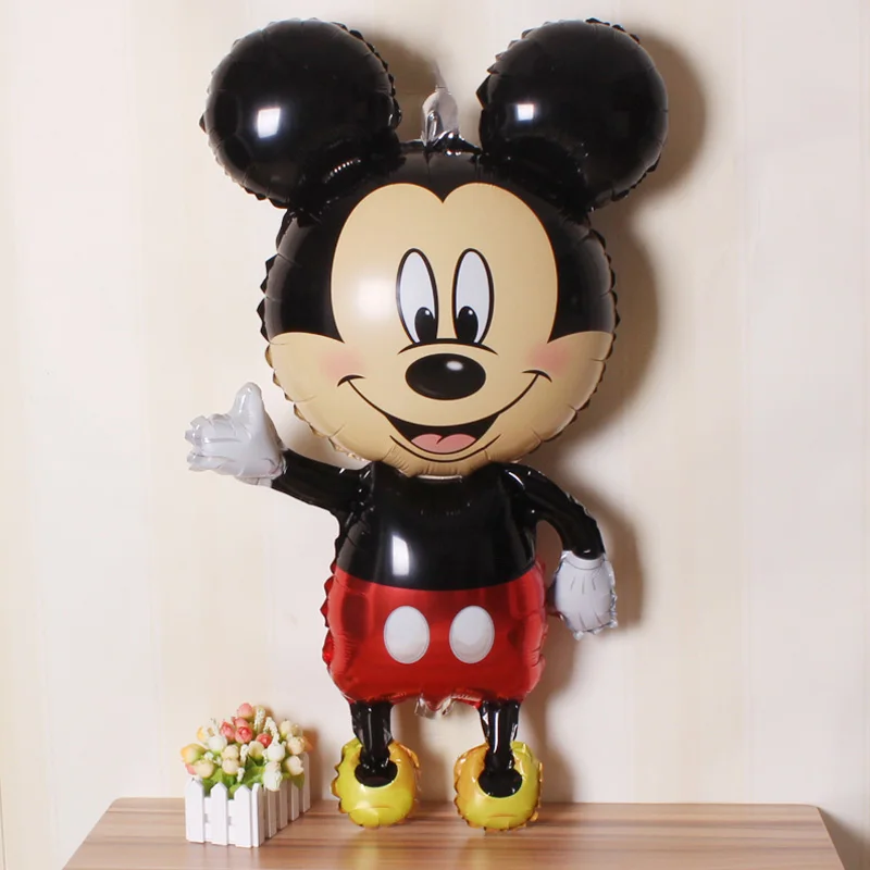 112cm-1pcs Микки Маус вечерние для украшения детского душа Дети День рождения одноразовые принадлежности для вечеринок Микки Минни торт Декор - Цвет: 112cm-1pcs