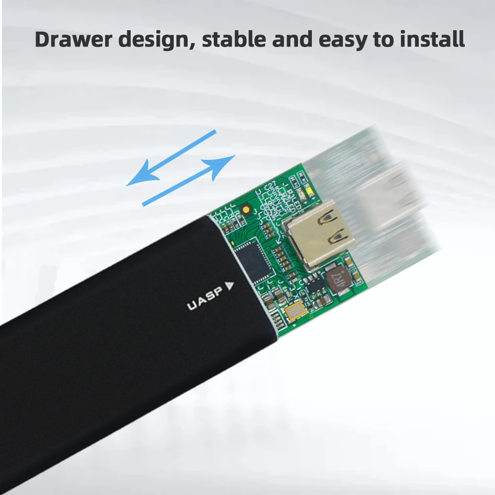 TISHRIC HDD корпус SSD NGFF/M.2 к USB3.1 сплав Мобильный жесткий диск коробка HDD чехол type-C интерфейс Поддержка SATA протокол M.2