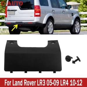 Image 1 - 1 PCS Car Rear Bumper Tow Towing Eye Hook Cover for Land Rover LR3 05 09 LR4 2010 2011 2012 DPO 500011PCL Car Styling