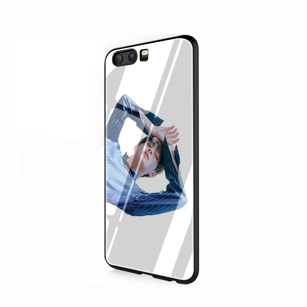 G4 Ким V Taehyung прозрачный чехол из закаленного стекла для телефона huawei Y6 Y9 Honor 8X 7A 9 10 P10 P20 P30 mate 20 Lite Pro - Цвет: G4