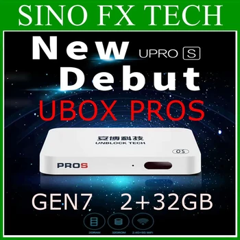 

hot sell for Canada UBOX7 UBOX PROS 2GB 32GB TV Box Korea Japan SG NZ MY CA US UBOX GEN7 pk Evpad plus