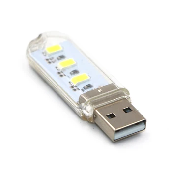 

Portable 5V LED USB Book Light Mini USB LED Light Power Bank Portable Notebook LED Reading Light Bulb USB Night Lights