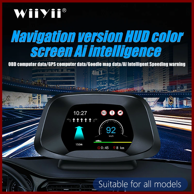 US $62.70 2020 New P19 Obd2 Gps Navigation Smart Version Speedomter Car Turbo Pressure Oil