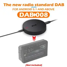 DAB+008 Car Digital Audio Broadcasting Receiver Box for Android 5.1 DVD Player High Signal-to-noise Ratio Stereo Output
