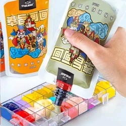 Peinture Gouache Simple, sac de 120ML, Graffiti peint à la main, fournitures d'art publicitaire, haute capacité pour dessiner de la peinture pour étudiants 