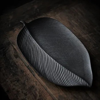 

TANGPIN japan ceramic tea trays handmade tea table serving tray chinese kung fu tea accessories