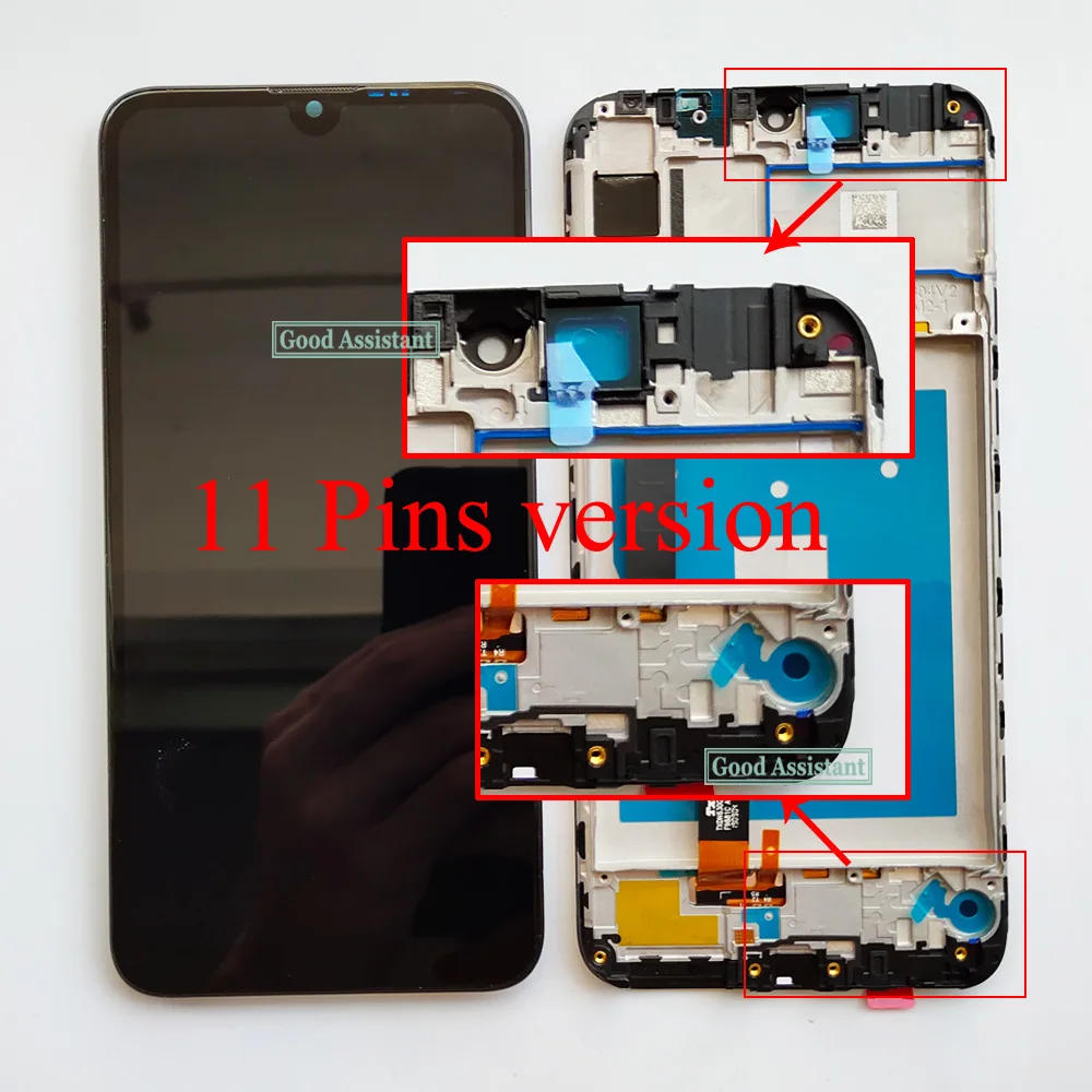 ЖК дисплей 6 3 дюйма для Huawei Y7 2019/Huawei Prime 2019 / Pro сенсорный экран с дигитайзером в