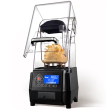 Машина для смузи, бесшумная машина для льда, дробилка для льда 2000 мл, Миксер для смузи, чайный магазин, коммерческая Высокоэффективная дробилка для льда, KS-10000