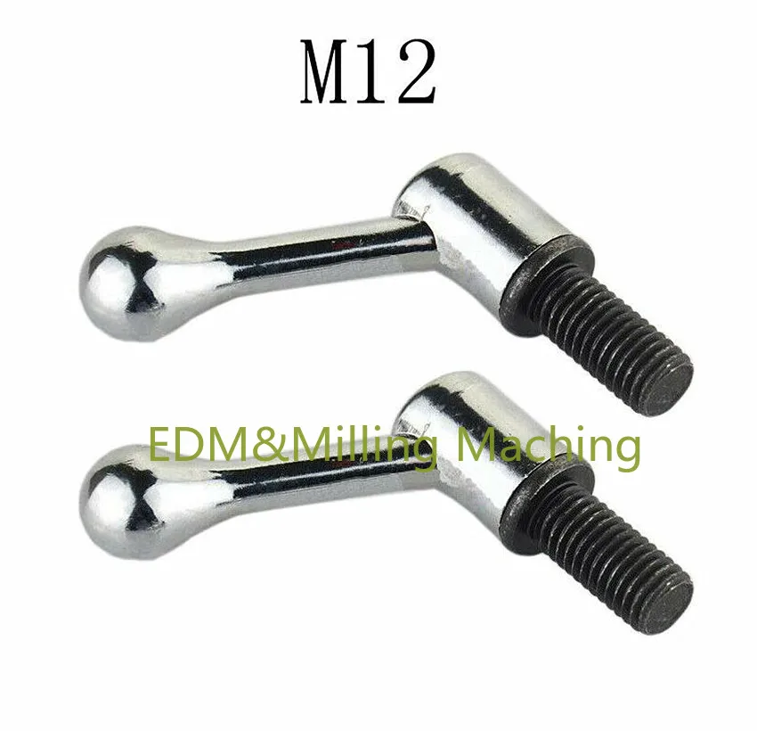 

2PCS High Quality Bridgeport Milling Machine Part Table Lock Handle Bolt M12 Vertical Mill Tool DURABLE New
