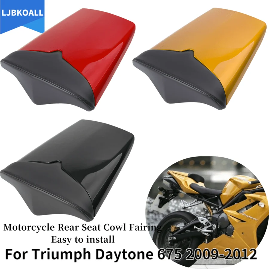 Moto Posteriore Coda Pillion Solo Seat Cowl Carenatura Sedili Copertura Per Triumph Daytona 675 Accessori 2009 2010 2011 2012 Staffa