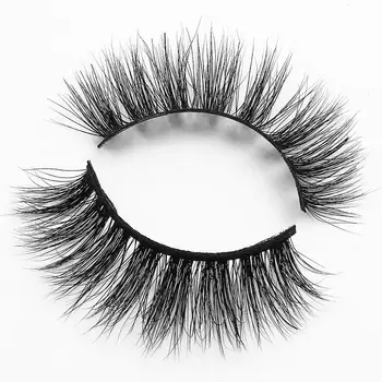 

LISM Lashes 3D Mink Eyelashes Volume Mink Eyelash Extensions Thick Mink Lashes Cruelty free Fluffy Natural False Lashes 10 Pairs