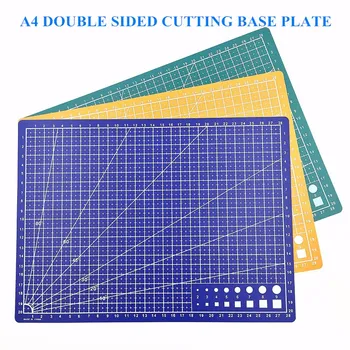 

Carving Board Cutting Mat A4 Pad 3 Color Double-sided Cutting Pad