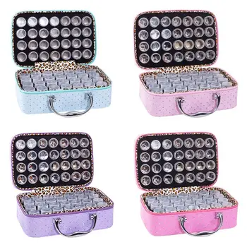 

56 Bottles Diamond Painting Container Storage Zipper Hand Bag Carry Case Holder Cross Stitch Box Tool Embroidery Accessories