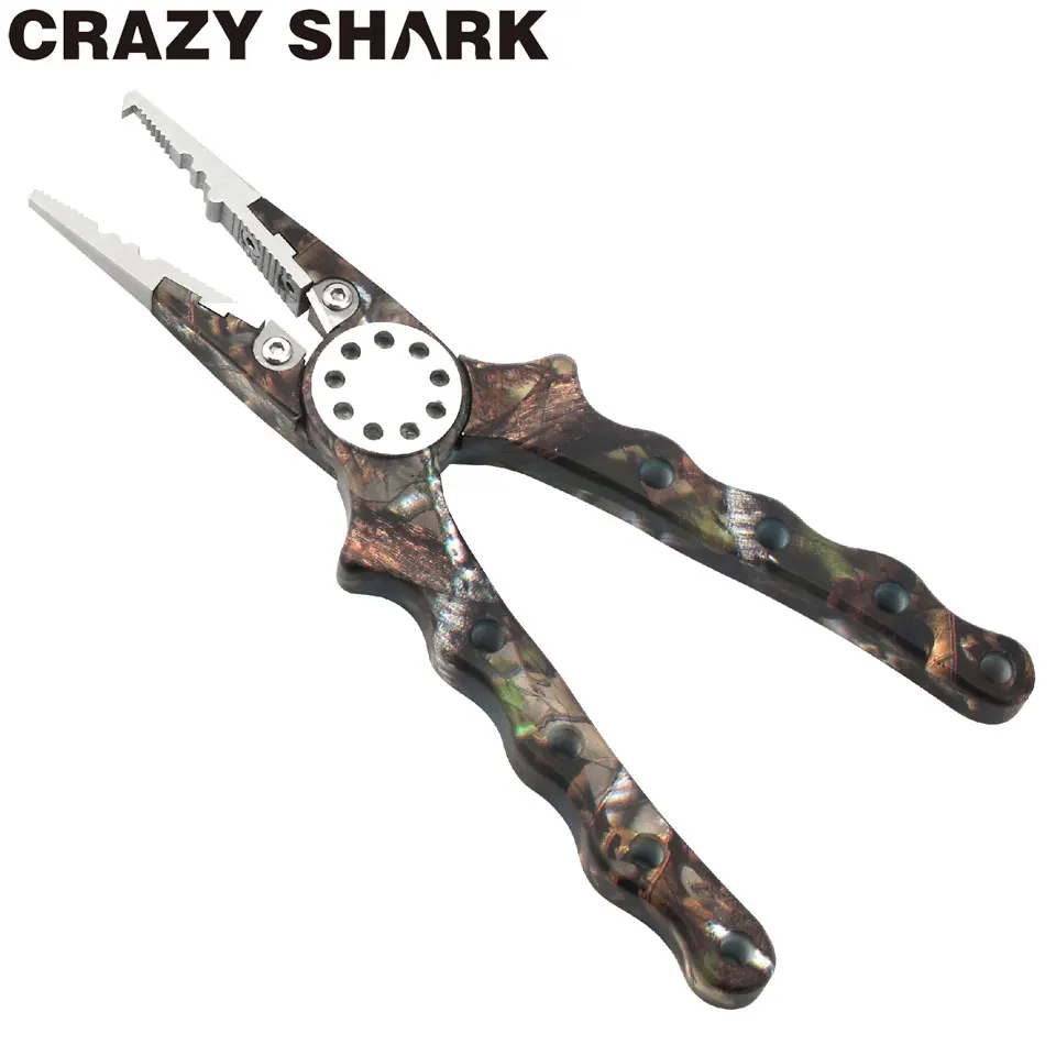 CrazyShark 19 см алюминиевые рыбные ножницы вольфрамовый резак для оплетки линия удаления крючка Сплит кольцо Meisai Карп Рыба Товары для рыбалки - Цвет: MeiSai