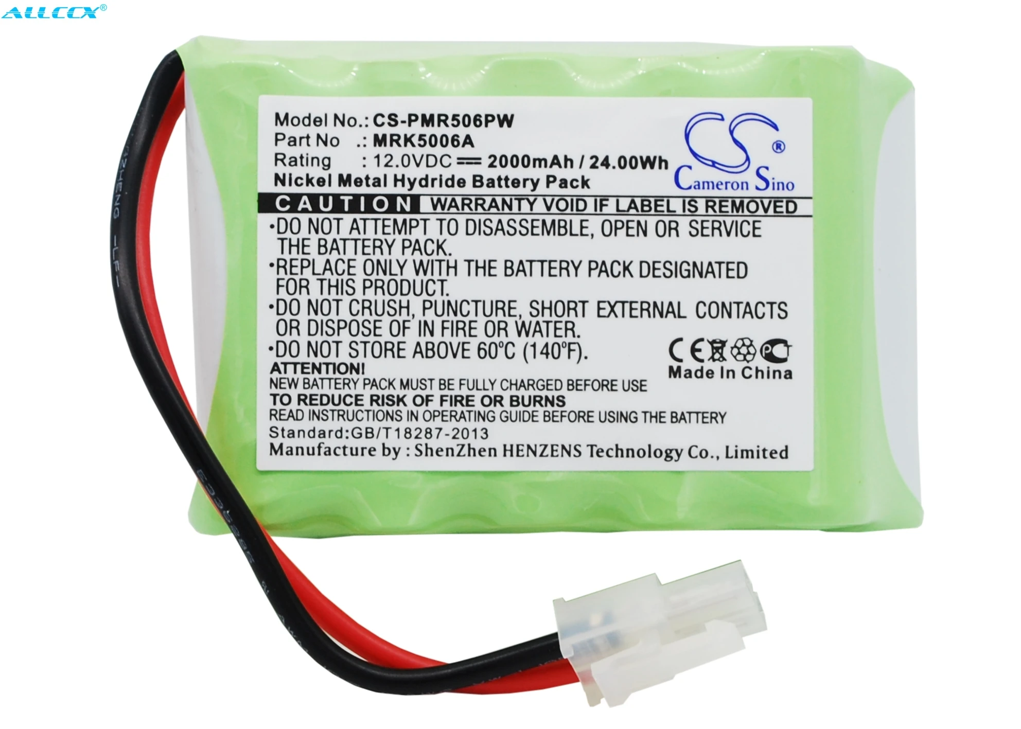 Аккумулятор Cameron Sino 2000mAh для Robomow MRK5006A MRK5002 RC302 RC304 RC306 RL2000 RM200 RM400 RS612 RS622 RS625 RS630