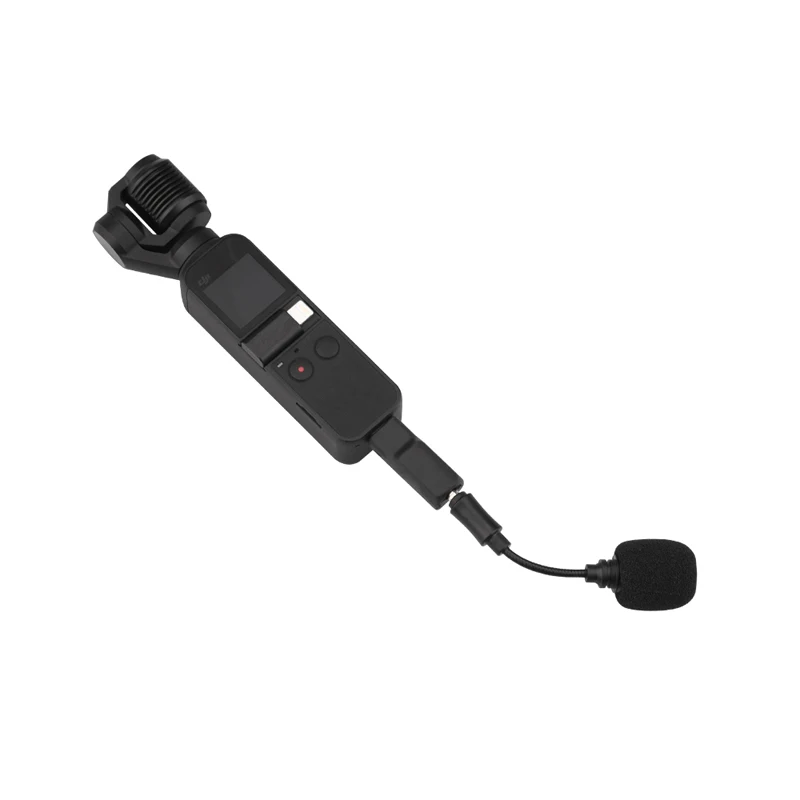 3.5mm Adapter for DJI Osmo Pocket Mini Lavalier Clip Microphone Mic Audio Adapter for Osmo Action Camera Extension Accessories