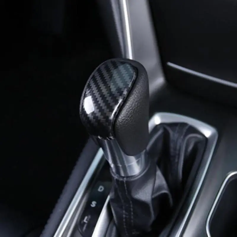 1 шт. ручка переключения передач для Honda Accord 18-19 углеродное волокно рычаг переключения передач часть черный