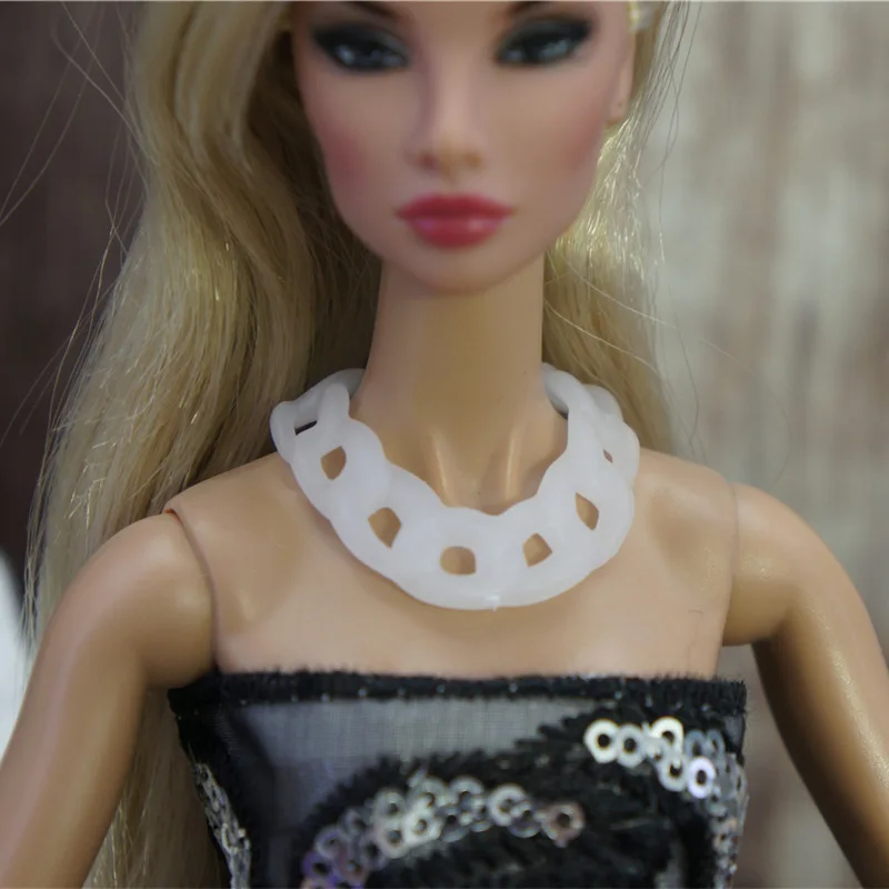 Оригинальное ожерелье для солнцезащитных очков Барби 1/6 bjd кукла Пояс Принцесса Мода одеваются аксессуары кукольный домик GiftToys для девочек - Цвет: 1 piece necklace  I