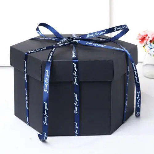 Рождественская креативная Взрывная коробка с памятью скрапбукинга DIY Фотоальбом Suprise коробка Свадьба Помолвка день рождения подарки ко дню Святого Валентина - Цвет: As Picture
