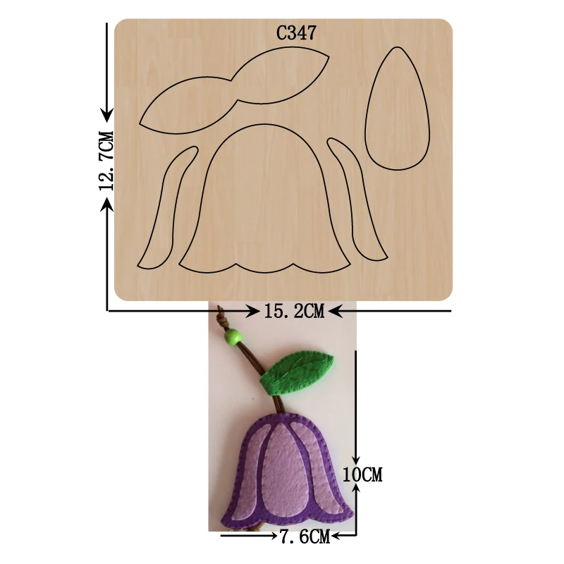 New Flower Wooden die Scrapbooking C-347 Cutting Dies | Дом и сад