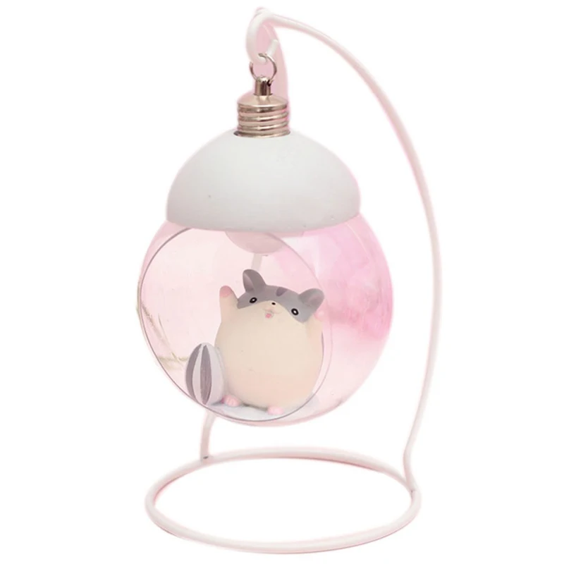 

BEAU-Mouse Lamp Home Decoration Accessories Resin Animals Night Light Ornaments for Room Night Lamp Children Gift