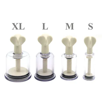 EXVOID Breast Enlarger Nipple Sucker Vacuum Pump Sucker Breast Massage Clip NO Vibrator Sex Toys for Women Clitoris Stimulate 4