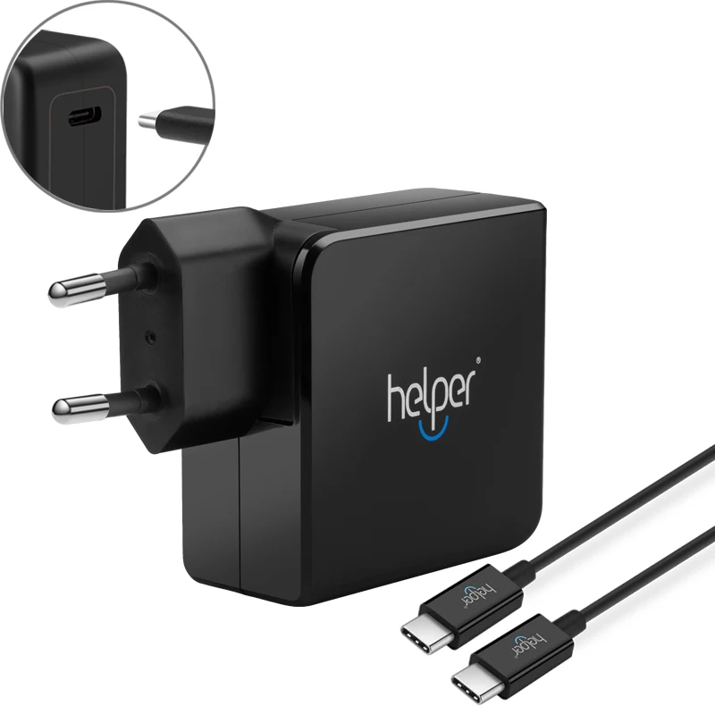 45W usb type-C зарядное устройство переменного тока Замена для hp Spectre x360 13 Thinkpad X1 Tablet Yoga 5(черный цвет