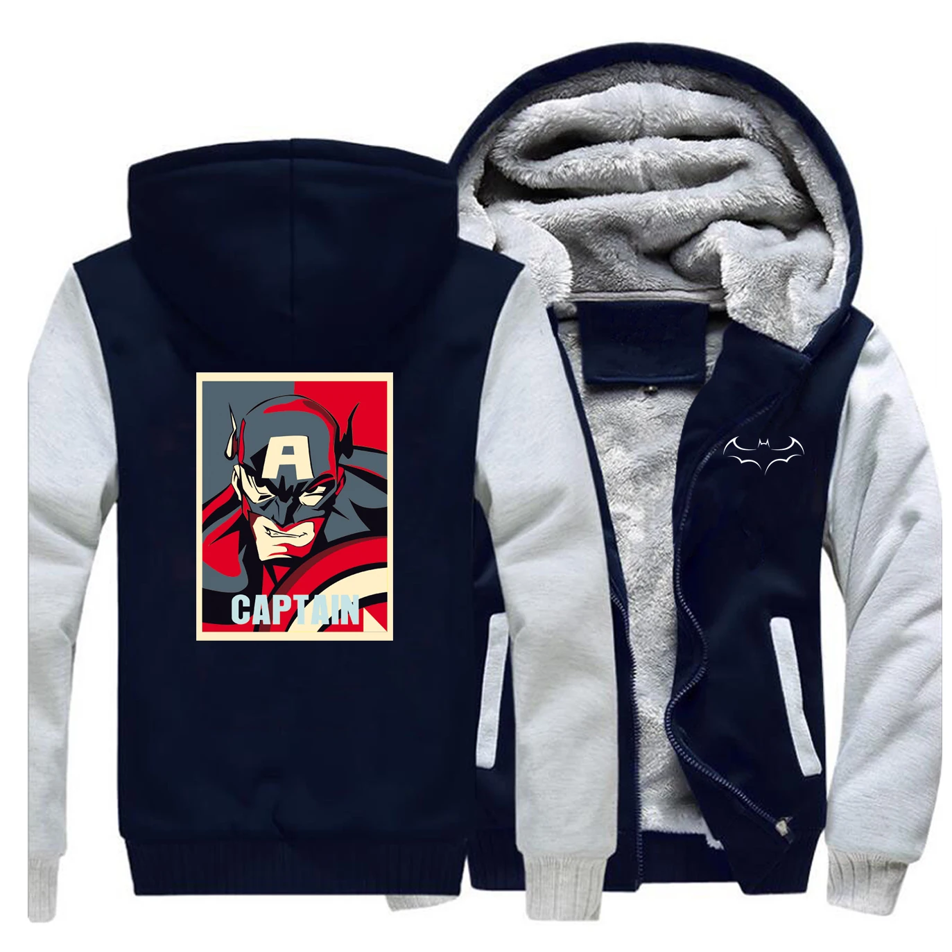 Капитан Америка Civil Hoody пуловер Толстовка Marvel кофты с капюшоном на тему комиксов мужская одежда на молнии с длинными рукавами пальто