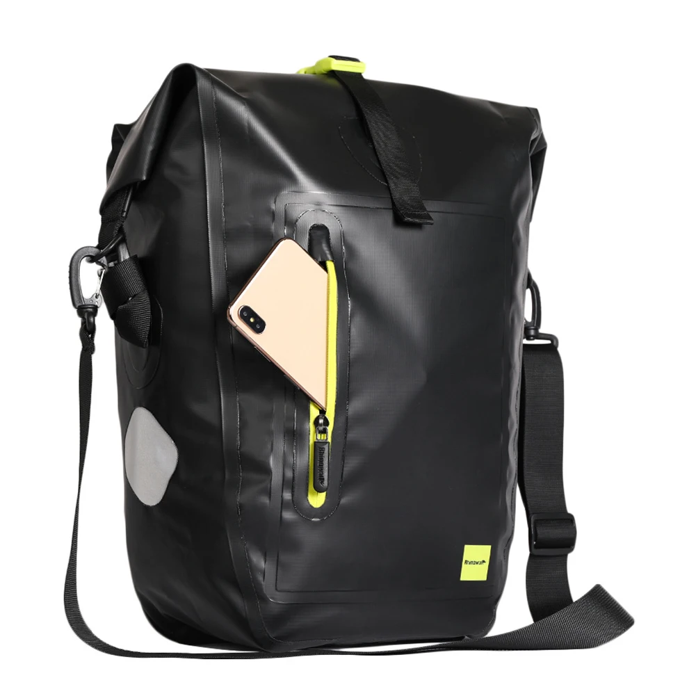 

25L Pouch Waterproof Carrier Pannier Cycling Large Capacity Racing Unilateral Storage Frame Bicycle Bag Rear Rack Outdoor Travel