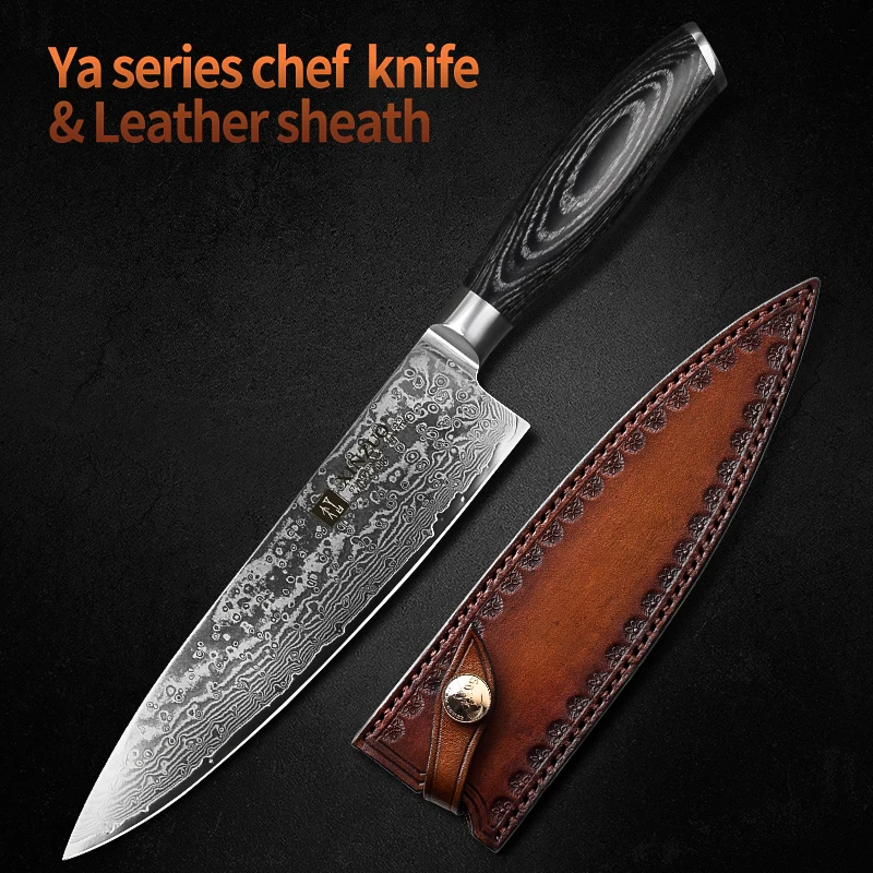 with Leather sheath