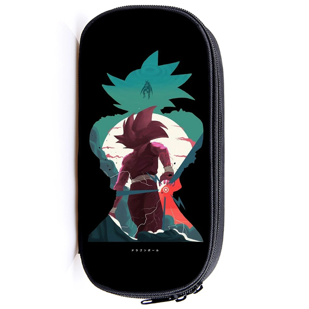 Dragon Ball, косметички, многофункциональный держатель для карандашей, Goku Vegeta, для детей, для мальчиков и девочек, канцелярские сумки для хранения, косметичка
