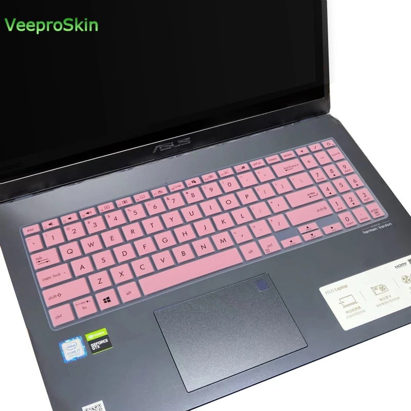 Защитный чехол для клавиатуры ноутбука ASUS VivoBook S15 S531 S531FL S531F S 531 F FL S532 VX60 S532FL S532F - Цвет: pink