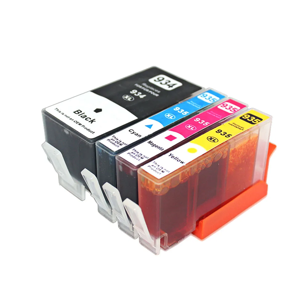 Compatible 4PCS Compatible for HP 934 935 ink cartridge for HP934