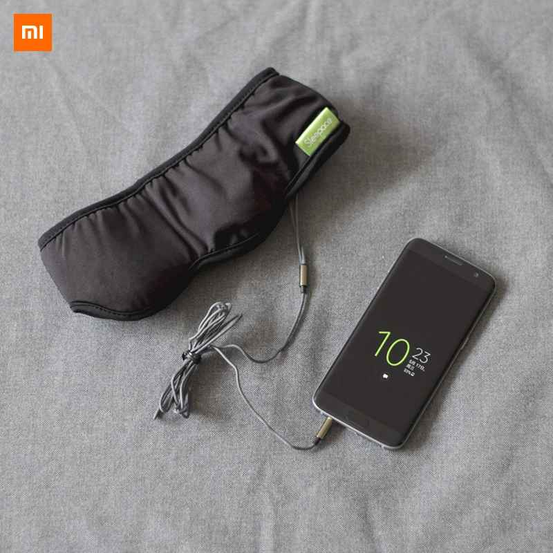 Xiaomi Sleepace стерео наушники маска для сна держатель телефона мягкие глаз