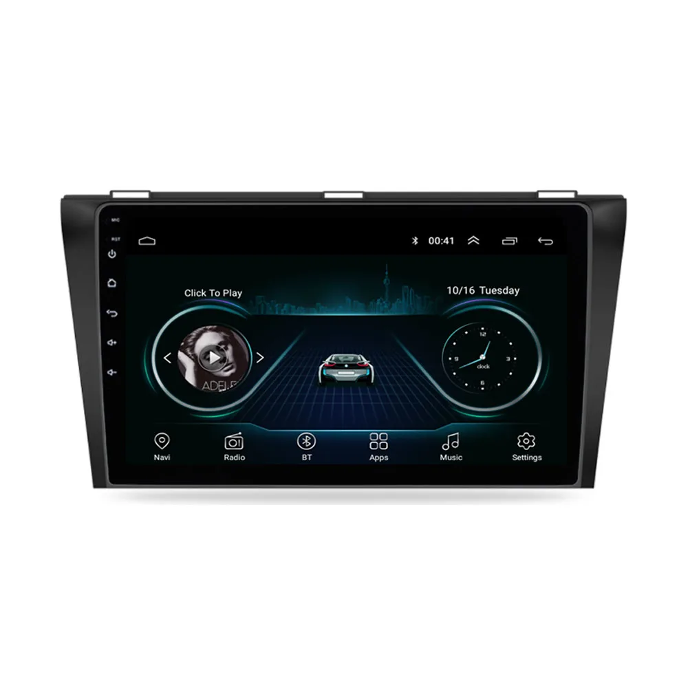 4G LTE Android 10 1/9 0/8.1для MAZDA 3 2004-2009 мультимедийный стерео автомобильный DVD плеер